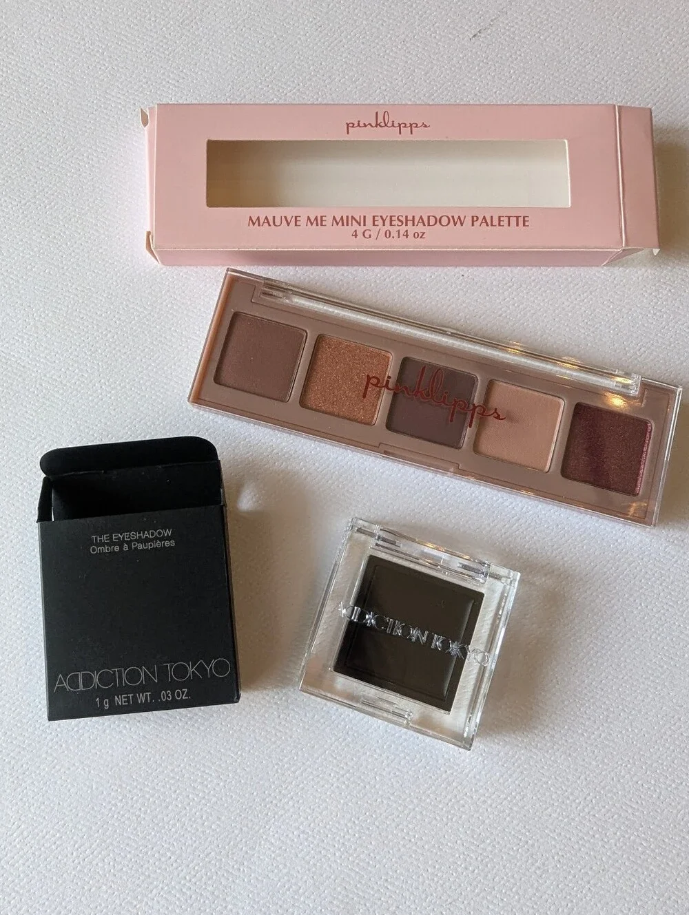 Addiction, Pinklipps Eyeshadow Lot